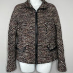 LAFAYETTE 148 Blazer Jacket Womens Size 6 Tweed Wool Colorful Quiet Luxury Chic Black Photo 0