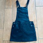 Sneak Peek Womens Size M Dress Shortalls Bibbed Overalls Adjustable Black Size M Photo 8