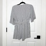 Abercrombie & Fitch  Size XS Kimono‎ Sleeve Tie Front Striped Romper Photo 7