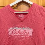 Cabela's Size Small Pink T-Shirt Photo 3