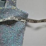 Free People Sparks Fly Corset Bodysuit Sky Blue Sequin Size Small NWT Photo 4