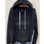 Free People NWT x Tricia Fix Zuma Denim Mix Hooded Sweatshirt Size Small Photo 15