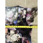 Kate & Mallory  Size Large Asymmetrical Flutter Floral Stretch Midi Dress Photo 4