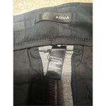 AQUA  Woman’s Plaid Crop Pants Sz L Black/Blue/Green NWT Photo 2