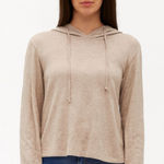 J.Crew Women's Beige Hoodie Long Sleeve Photo 0