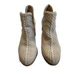 Journee Collection JOURNEE SIGNATURE Gray Side Cutout Kevona Woven Leather Booties, Sz 8.5 Photo 6