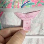 Lilly Pulitzer Pink Palms Bamboo Popover 1/2 Zip Sz XS Photo 2