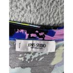 Jones Studio  Separates Blouse Women‎ Petite Large Abstract Geometric Pleated Photo 4