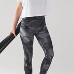 Lululemon Wunder Under Pant Legging Hi-Rise Midnight Tulle Multi Black Size 6 Photo 0