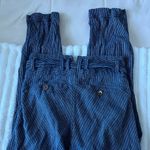 Free People Rumors Striped Blue Paperbag Harlem Waist Pants Photo 7