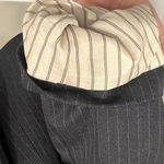 J.Crew  1035 Super 120’s Wool Pinstripe Blazer Charcoal Gray Old Money Preppy 00 Photo 9