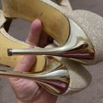 Touch of Nina Champagne Sparkle Pumps Photo 4