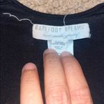 Barefoot Dreams  Luxe Milk Jersey Dress Nightgown Caftan Black One Size Petite Photo 6