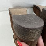 Sundance Sz 38 US 7.5 8 Molly Pitcher Leather Sherpa Lined Booties Boots Buckle Photo 13