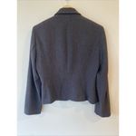 Bandolino Womens Brown Jacket One Button Blazer W/ Appliqué Design Size 8 Photo 6