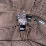 The Limited  Drew Fit Chino Shorts Women’s 4 Dark Brown Patch Pockets Stretch Photo 5