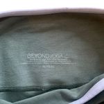 Beyond Yoga ​ XL Spacedye Leggings Cottagecore Green White Stripe Retro Photo 6