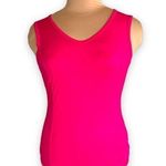 Champion Tank Top Shirt Hot Pink Sleeveless Fuchsia Vneck Workout Medium Photo 0