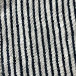 Tahari Shirt V Neck 100% Linen T-Shirt Striped Sz Large Nautical Neck Preppy Photo 5