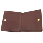 Cartier Must de  Bordeaux Leather Bifold Wallet, 3.9"x3.9" Photo 5