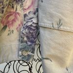 Coldwater Creek Victorian Floral Garden Party Linen Cottagecore Barn Coat LRG Photo 3