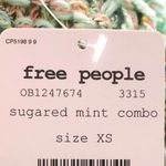 Free People Sugared Mint Lake Life V-Neck Pullover Size XS, New w/Tag Photo 6