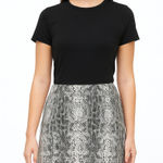 I.L.U. Snake Print Casual Skirt Photo 0