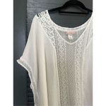 Urban Outfitters Band of Gypsies XS/S White Crochet Swim Coverup Tunic Photo 2