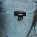 Mossimo Green Button Front Shirt Dress Women's XS Photo 5