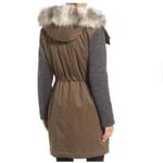 Vera Wang Brie Faux Fur Anorak Hooded Parka Winter Coat Small Photo 2