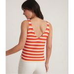 Marine layer  Finley Sweater Tank In Sunset Stripe Photo 2