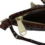 Brahmin Mini Asher Tote Satchel Bag Pecan Melbourne Brown Croc Embossed Photo 10
