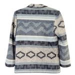 Carolina Colours Blue Southwestern Soft Knit Blazer Jacket Women’s Small Photo 1
