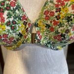 Cacique 36F Floral Print Lightly Lined T-Shirt Bra Front Closure Adjustable Photo 6