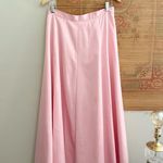 1970s Handmade Aline Light Pink Maxi Skirt Size M Photo 0