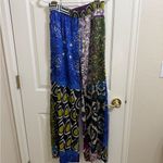 ZARA  Colorful Pattern Bohemian Beach Boho Wide-Leg Pants Elastic Waist Photo 1