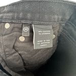 GRLFRND Riley Denim Short Button Fly Frayed Raw Hem in Downtown Black Women's 25 Photo 8