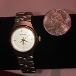 Milan Silver Tone Gold Tone Stretchy Band Watch Wristwatch Photo 2