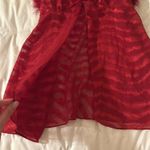 Vintage Sheer sexy top full length Red Size M Photo 1