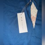 Three Dots 🌼 blue quarter length sleeved tee Photo 2