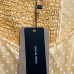 VERO MODA Yellow Polka Dot Button Front Top Photo 7