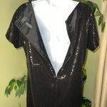 Robert Rodriguez Robert Rodriquez Sequined Mini Shift Cocktail Dress Size 4 in Black Photo 6