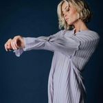 Free People Lavender Light Purple Around The Clock Soft Knit Pullover Sweater Photo 2