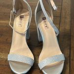 Silver High Heel Sandals NWOT Size 7 Photo 0