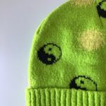 BP Nordstrom’s  Neon Yin Yang Beanie Winter Hat NWT Photo 3