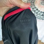 Black Athletic Shirt V Neck Long Sleeve Activewear Womens Small Photo 3