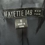 Lafayette 148  Napa navy lamb Leather Jacket size 8 Photo 2