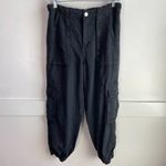 ALLSAINTS NWOT All Saints Black Freda Denim Cargo Pants Photo 4