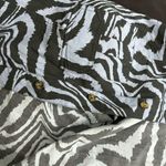 Ganni  Puff Sleeve Zebra Print Dress Photo 10