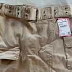 Juicy Couture Belted Cargo Mini Skirt in Nomad Brown Sz 29 NWT $98R Photo 6